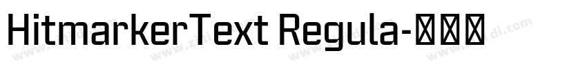 HitmarkerText Regula字体转换